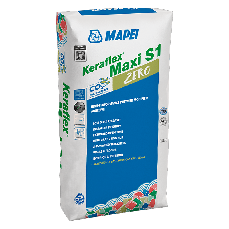 Mapei Keraflex Maxi S1 Zero Standard Set High-Performance Adhesive White 20kg