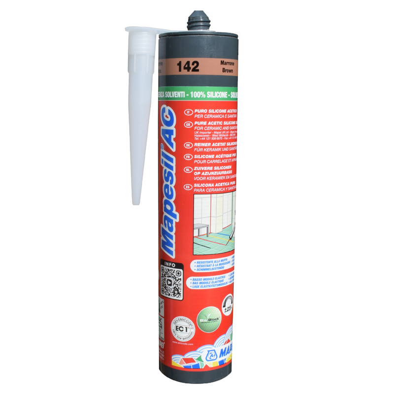 Mapei Mapesil AC Mould-Resistant Silicone 310ml (Choice Of Colour)