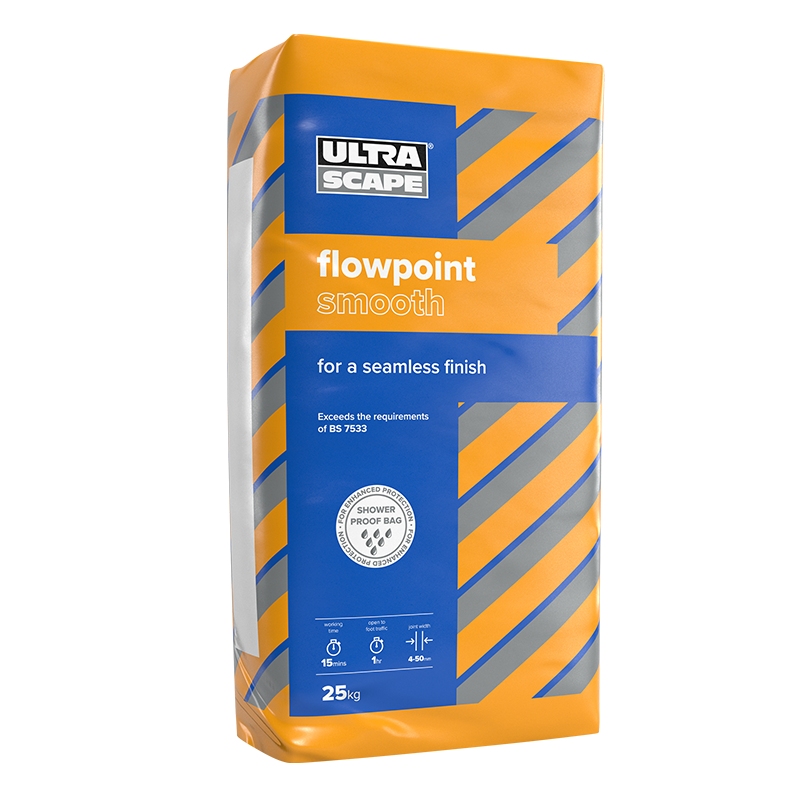 Ultra Scape Flowpoint SMOOTH Flowable Rapid Setting External Grout 25kg