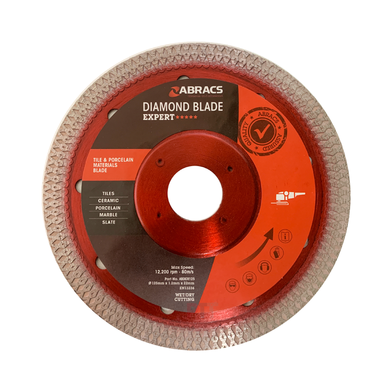 Abracs Expert Dry Diamond Tile Cutting Blade X-Tech (Choice of Size)
