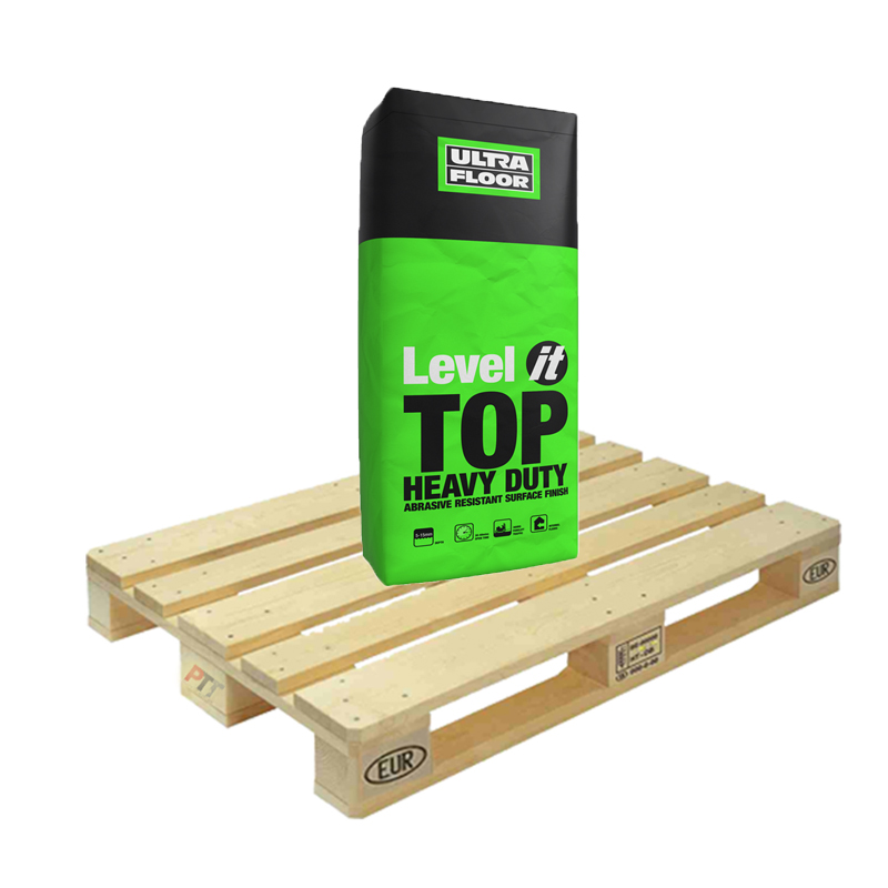 Ultra Floor Level It Top Heavy Duty Abrasive Resistant Surface Finish 25kg Full Pallet (48 Bags Tail Lift)