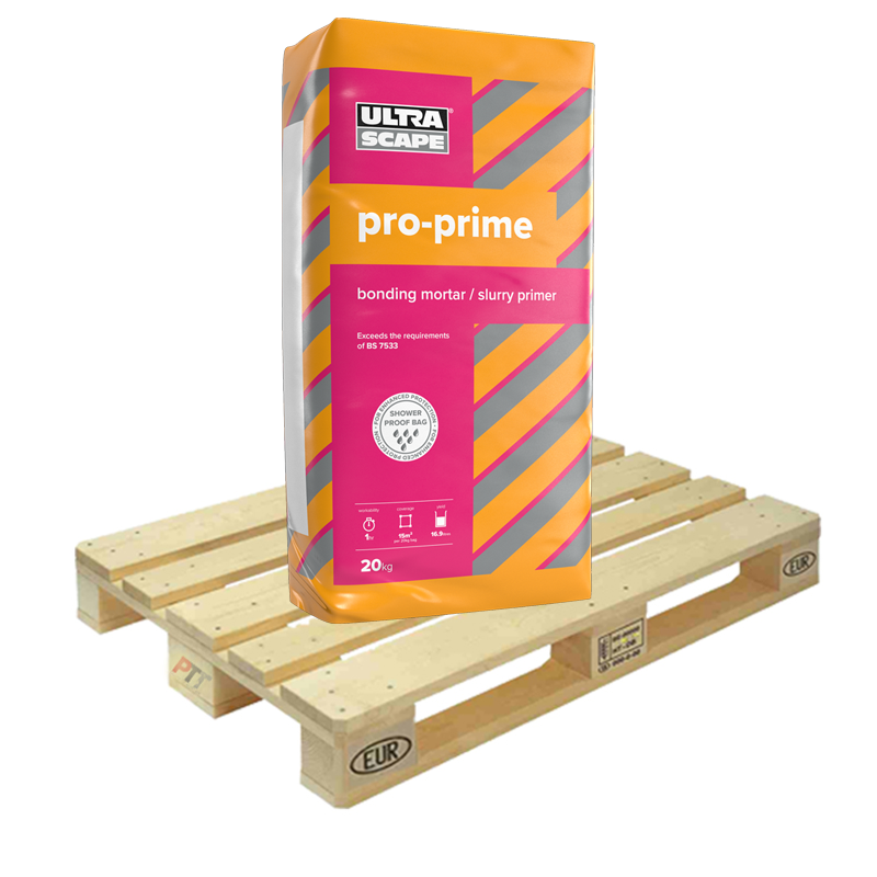 Ultra Scape Pro-Prime Bonding Mortar / Slurry Primer 20kg Half Pallet (24 Bags Tail Lift)