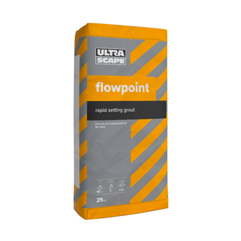 Ultra Scape Flowpoint Fine Flowable Rapid Setting External Grout 25kg