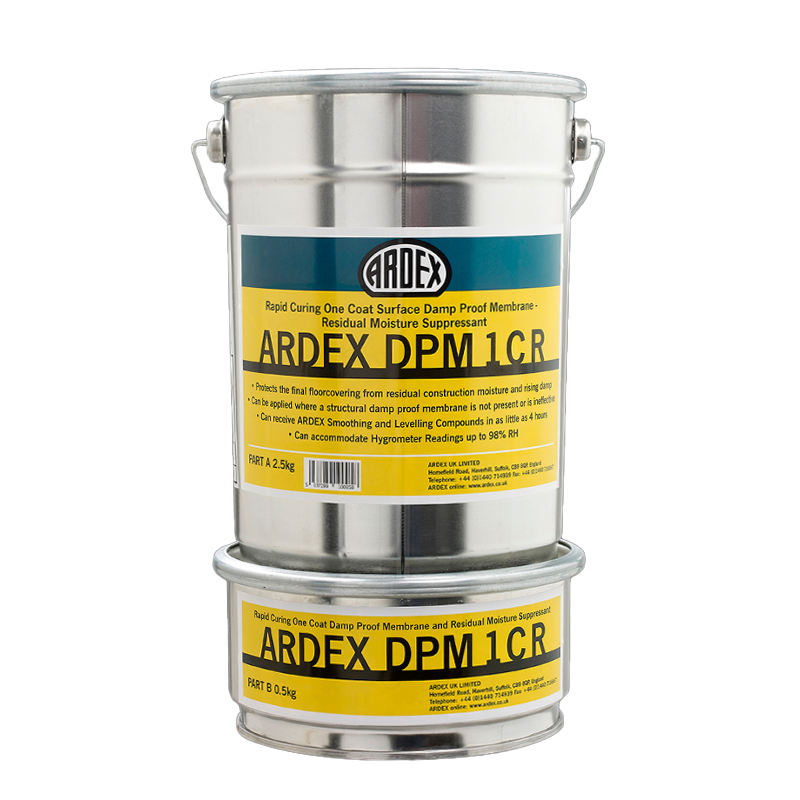 Ardex DPM 1CR Rapid Drying One Coat Surface Damp Proof Membrane (Choice Of Size)