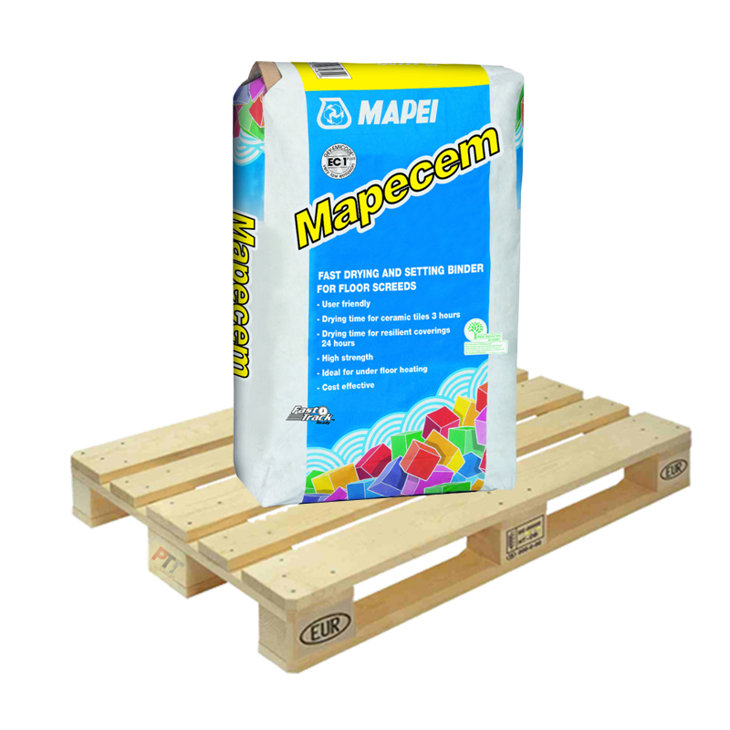 Mapei Mapecem Fast Drying And Setting Cement For Floor Screeds 20kg Full Pallet (48 Bags Tail Lift)