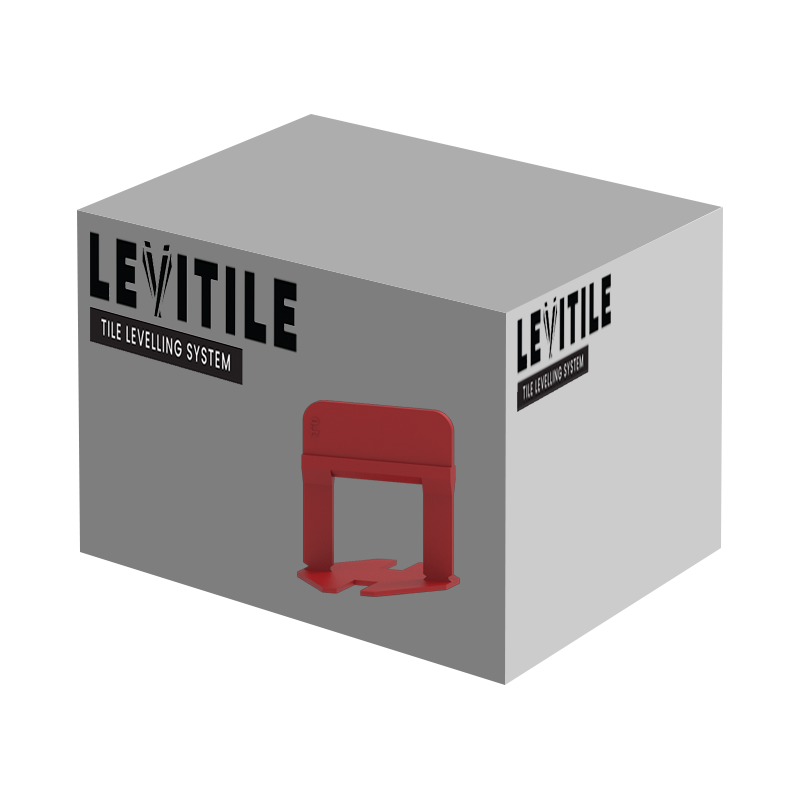 Levitile Tile Levelling System 1mm Tile Spacers Box of 3000 Clips