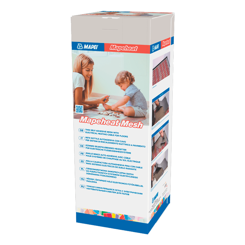 Mapei Mapeheat Mesh Self-Adhesive Underfloor Heating Mat 90w (Choice Of Size)