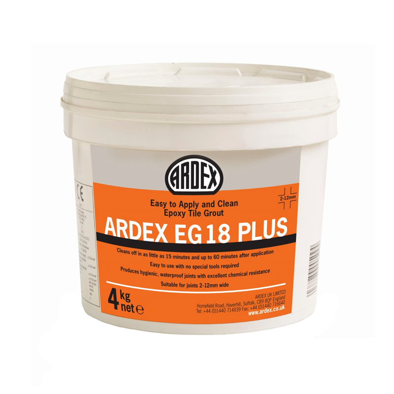 Ardex EG 18 Plus Epoxy Tile Grout 4kg (Choice Of Colour)