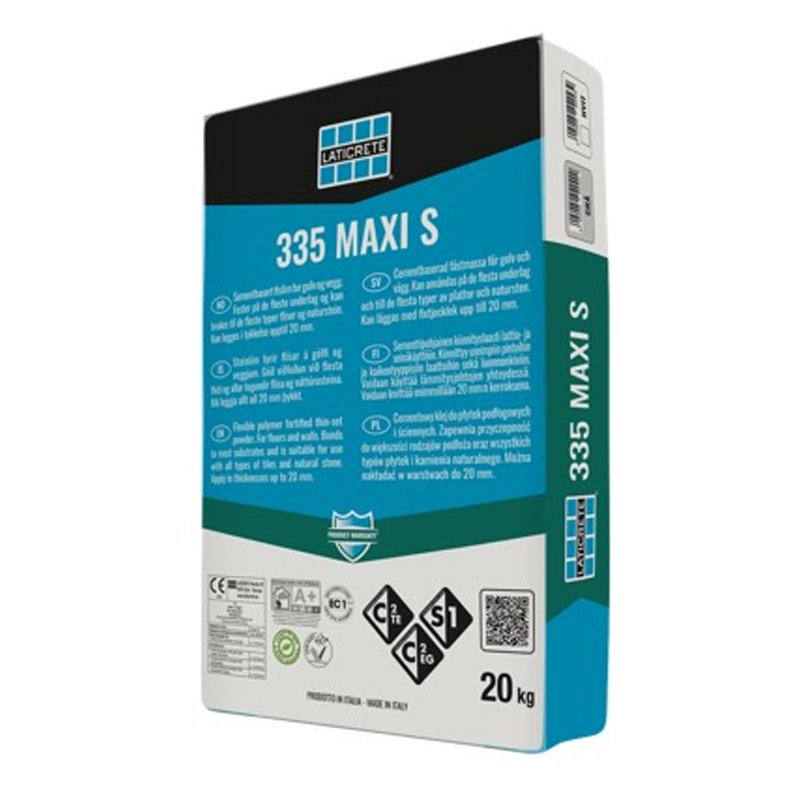 Laticrete 335 Maxi S Multi-Purpose S1 Cement Based Adhesive White 20kg