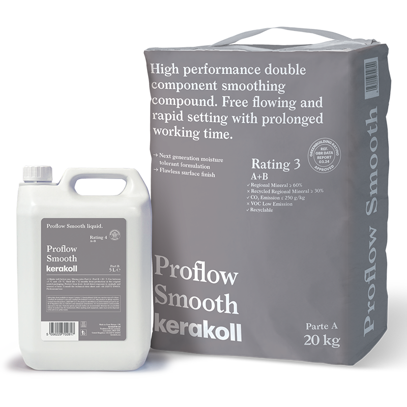 Kerakoll Proflow Smooth High Performance Double Component Smoothing Compound 20kg