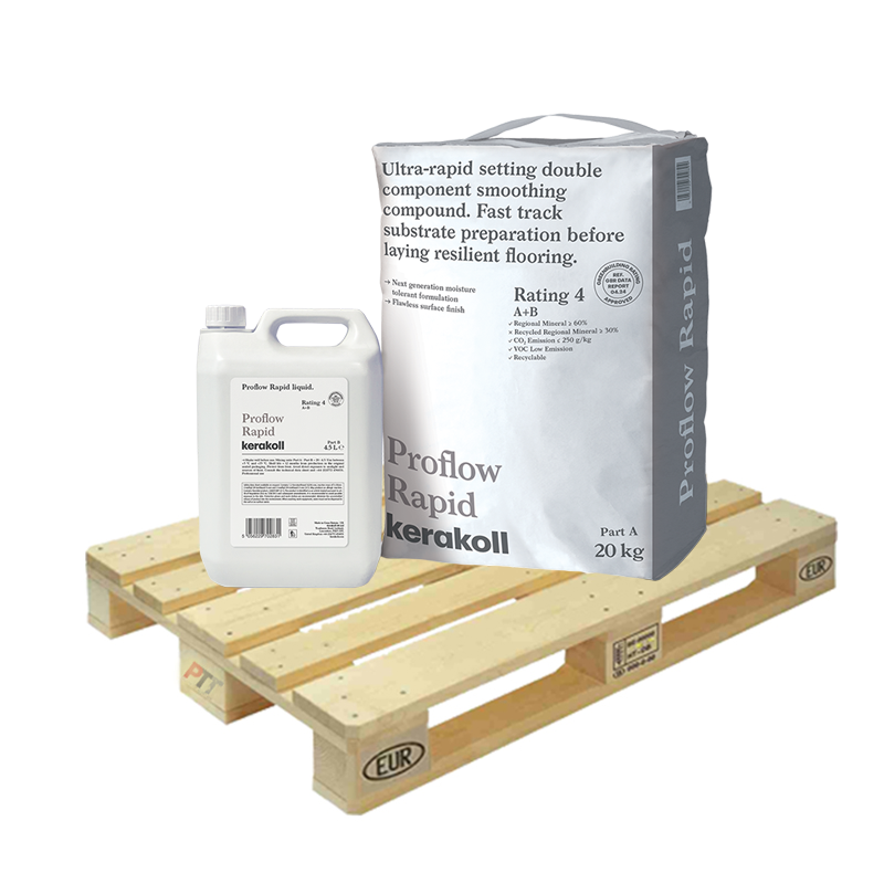Kerakoll Proflow Rapid Double Component Smoothing Compound 20kg Full Pallet (40 Bags Tail Lift)