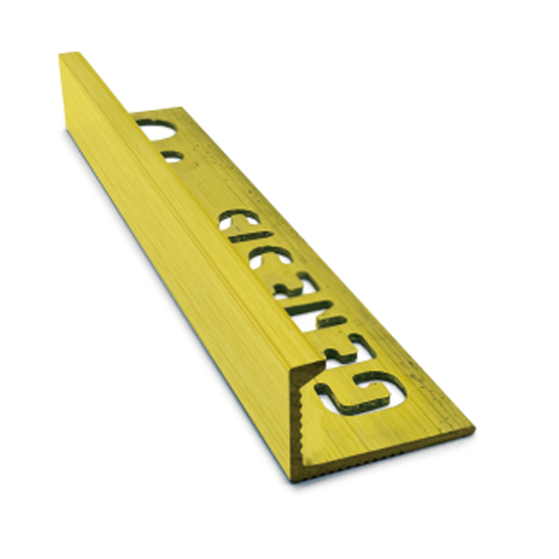 Genesis Natural Brass Straight Edge Tile Trim 2.7m EPB | Pro Tiler
