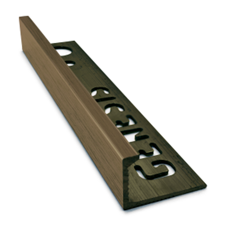 Genesis Antique Brass Straight Edge Tile Trim 2.7m EPB