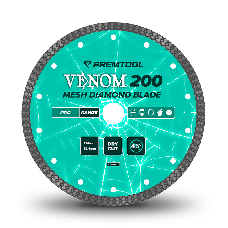 PREMTOOL Venom Pro Mesh Diamond Blade