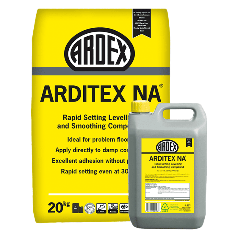 Ardex Arditex NA 2-Part Rapid Setting Latex Self Levelling Compound 20kg