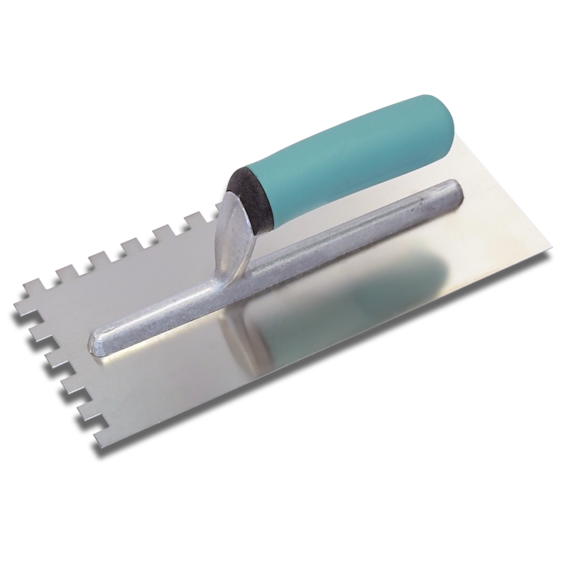 PREMTOOL Soft Grip Stainless Steel Trowel
