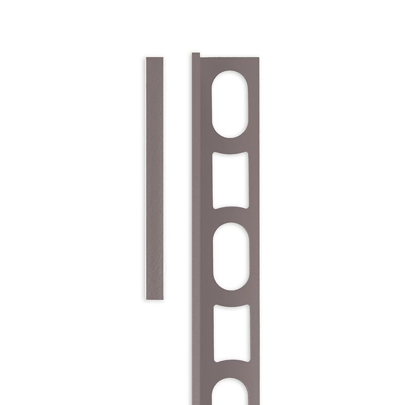Mapei Color Aluminium Straight Edge Tile Trim 10mm 187 Linen 2.7m