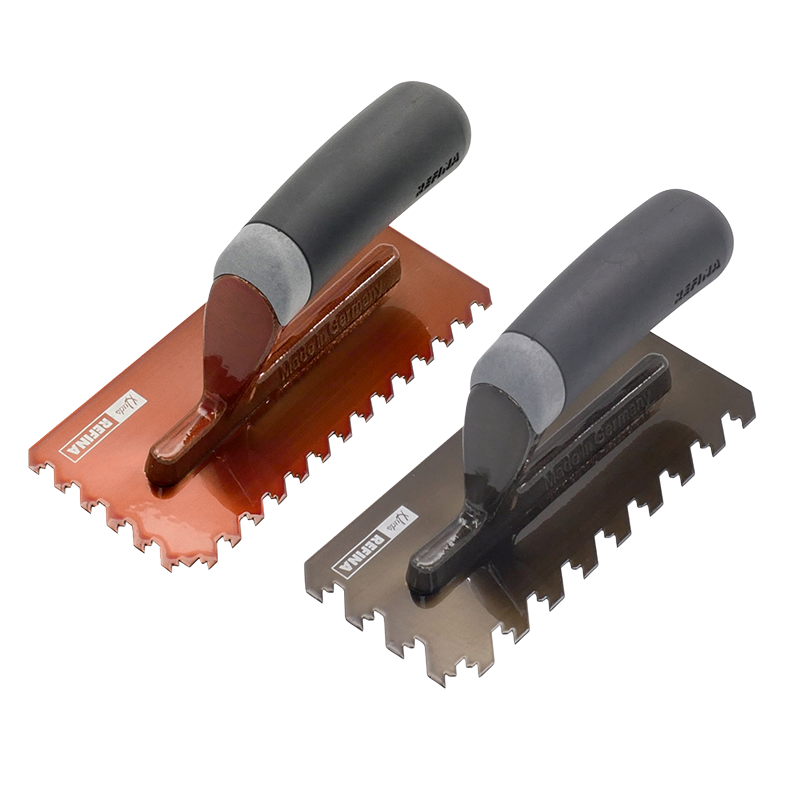 Huds Refina NotchTile 8inch Left Handed Midget Trowel (Choice Of Size)