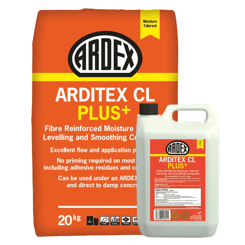 Ardex ARDITEX CL PLUS+ Fibre Reinforced Moisture Tolerant Levelling & Smoothing Compound 20kg