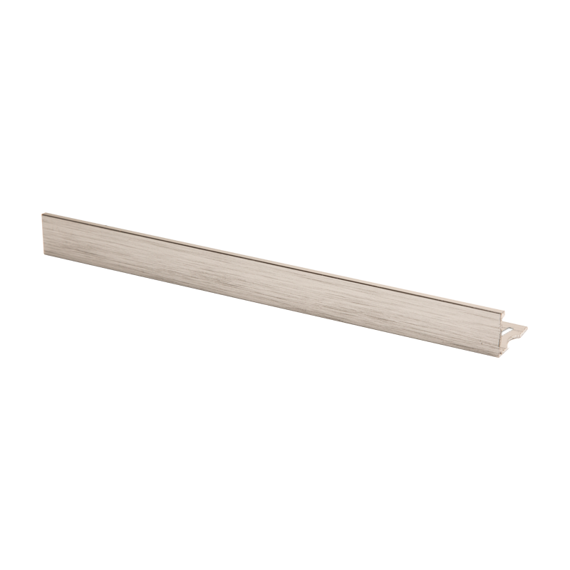 Straight Edge Brushed Silver Tile Trim ASE by PREMTOOL