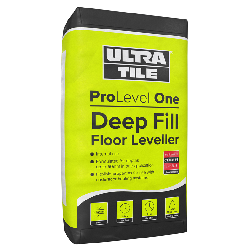 Ultra Tile ProLevel One Deep Fill Self Levelling Compound 20kg