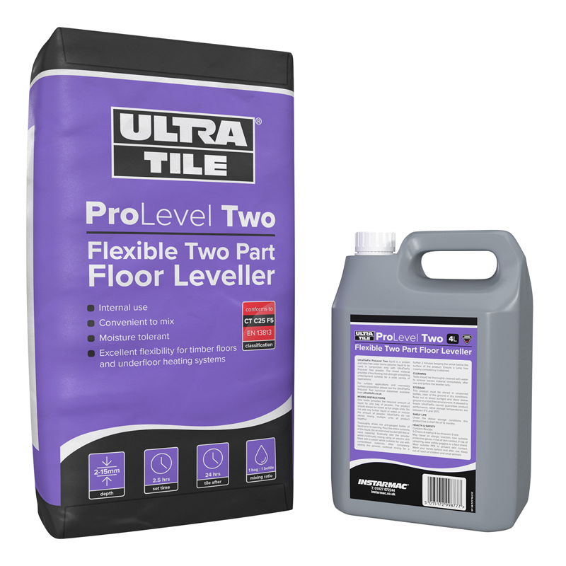 Ultra Tile Fix ProLevel Two Flexible Two Part Self Levelling Compound 20kg