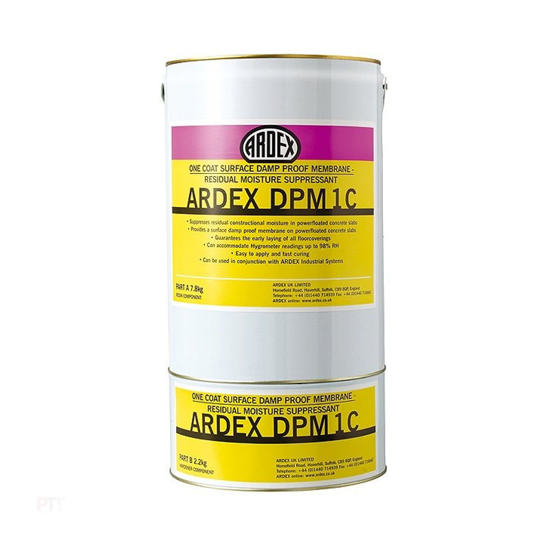 Ardex DPM 1 C One Coat Damp Proof Membrane & Residual Moisture Suppressant 10kg