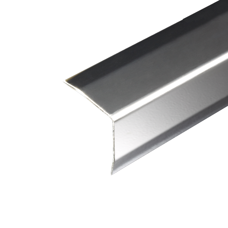Genesis Polished Chrome Aluminium Edge Protector 20mm x 20mm 2.5m EAA